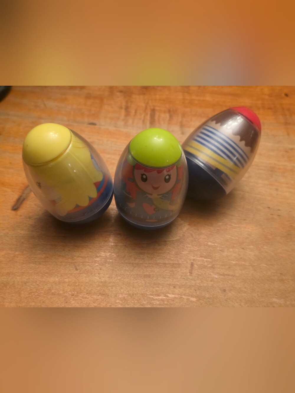 Lot of 3 - 2009 Hasbro Playskool Weebles Figures Wendy's Toys